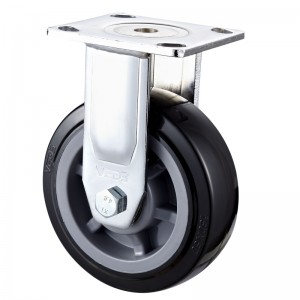 Heavy Duty - Chrome plated housing with Black TPE wheel8