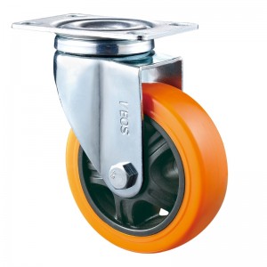 Medium Duty - Chrome plated housing with Orange TPE wheel17